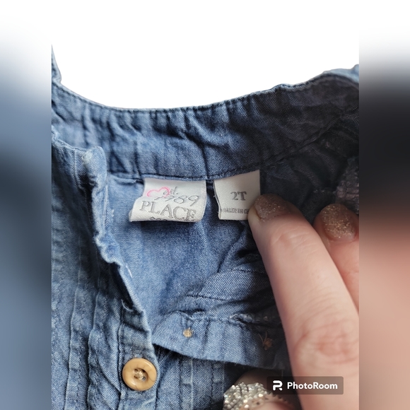 Toddler denim dress - Picture 2 of 4